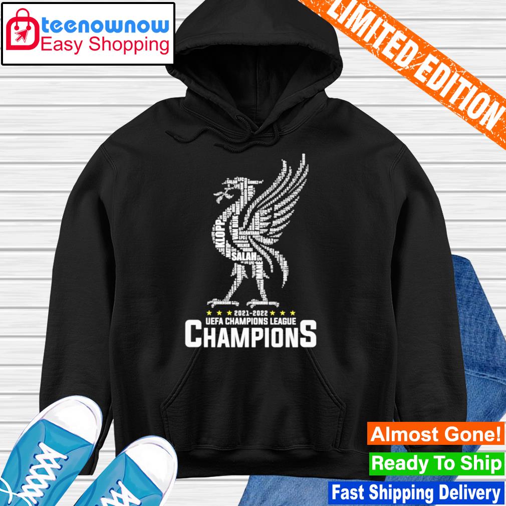 liverpool champions league hoodie