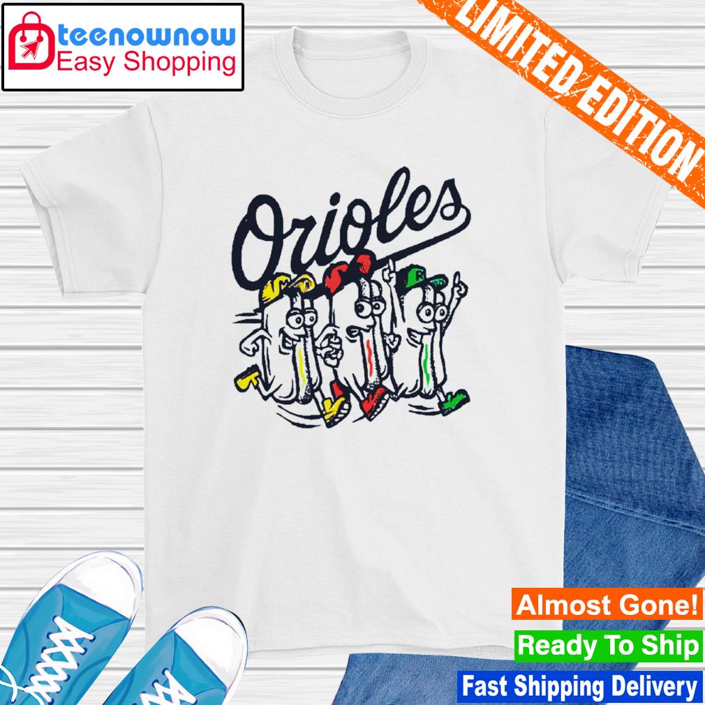 Orioles hot dog race Baltimore Orioles Shirt Unisex Cotton Men