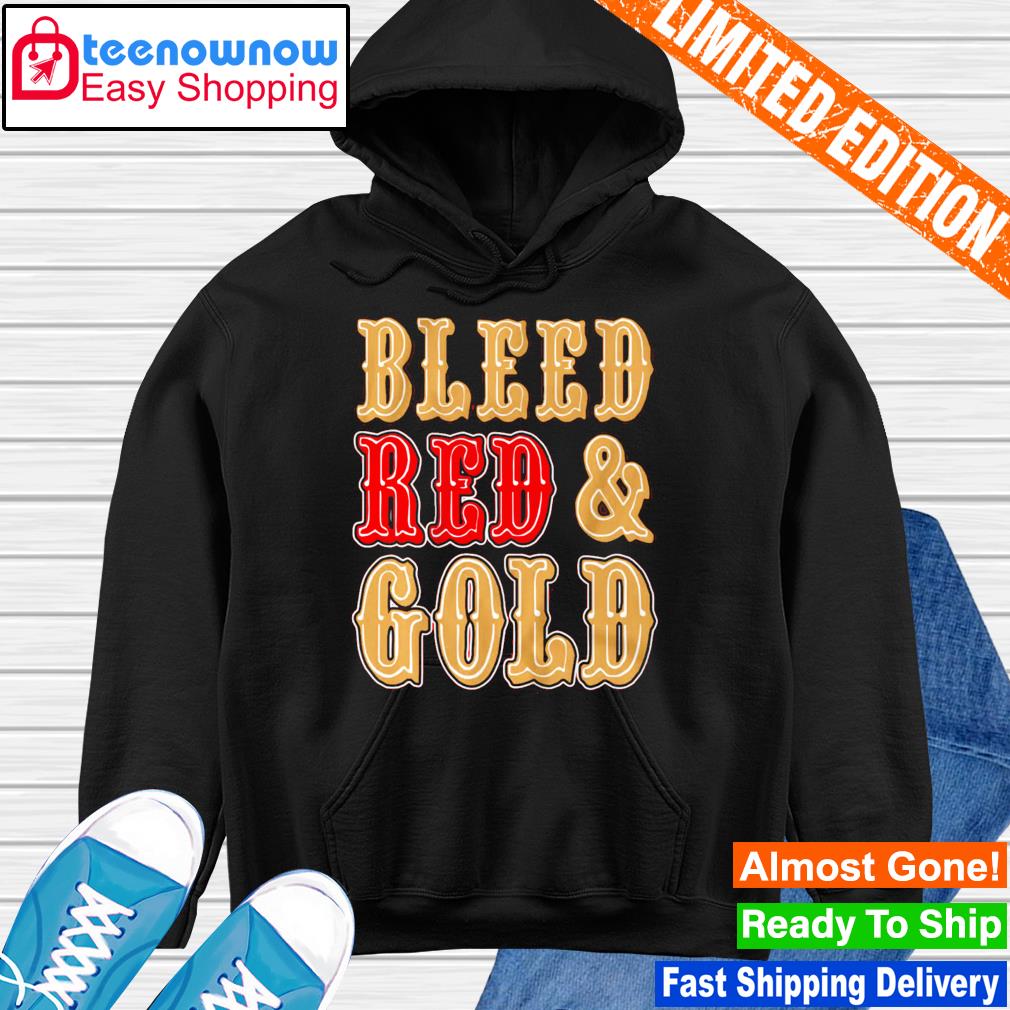 Niners Bleed Red Gold Tee - Craze Fashion