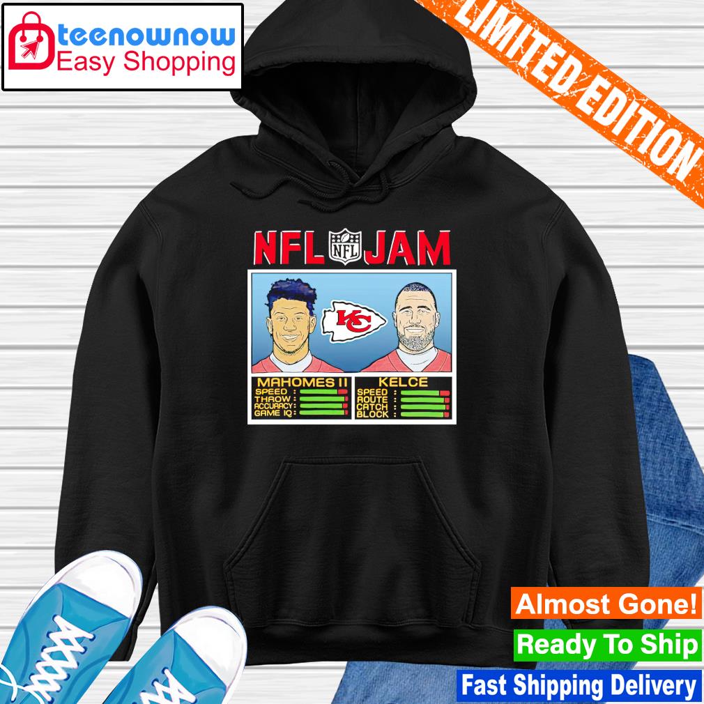 Patrick mahomes vs travis kelce Kansas city Chiefs NFL jam shirt