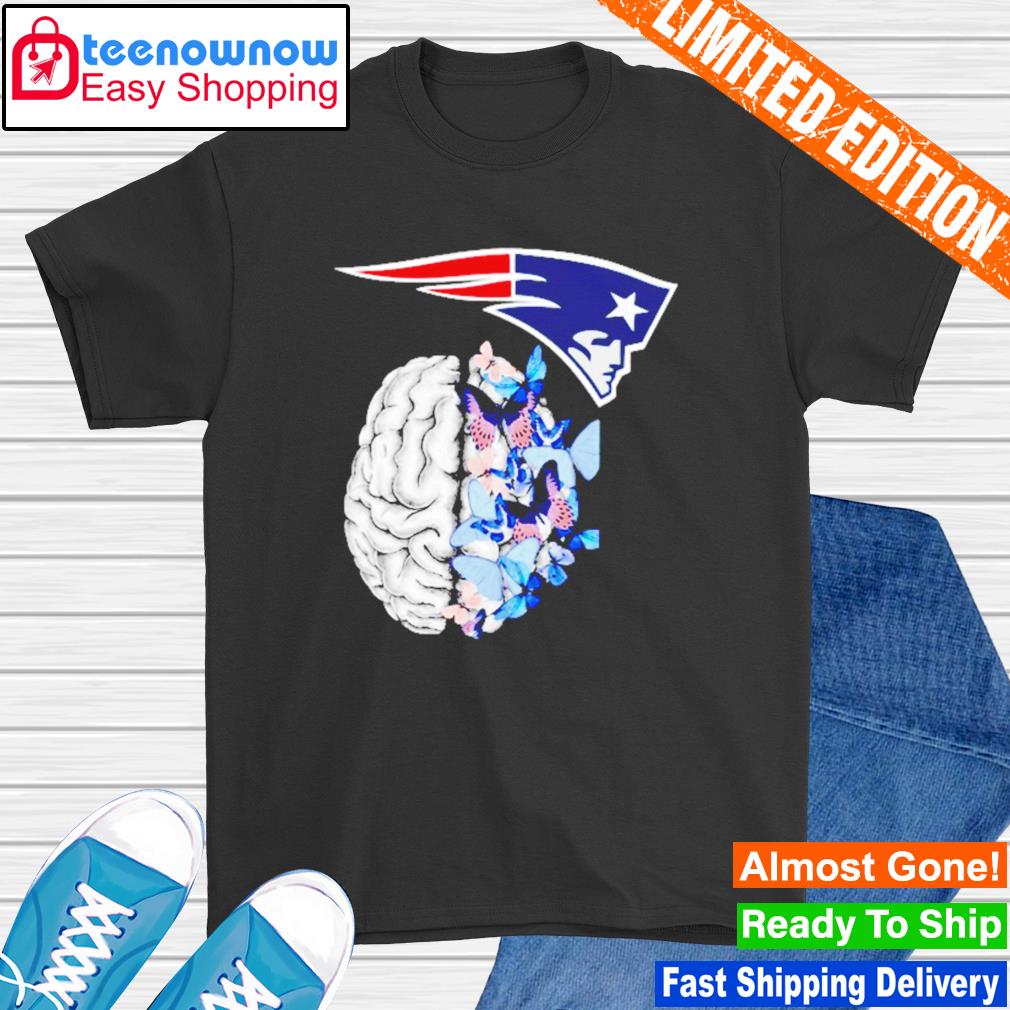 Brain butterfly New England Patriots shirt