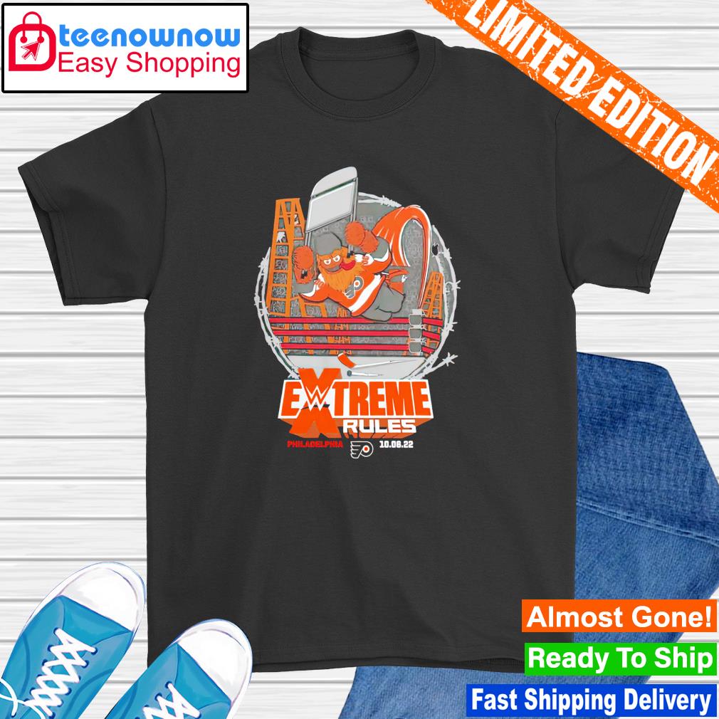 Gritty Extreme Rules 2022 Philadelphia Flyers shirt