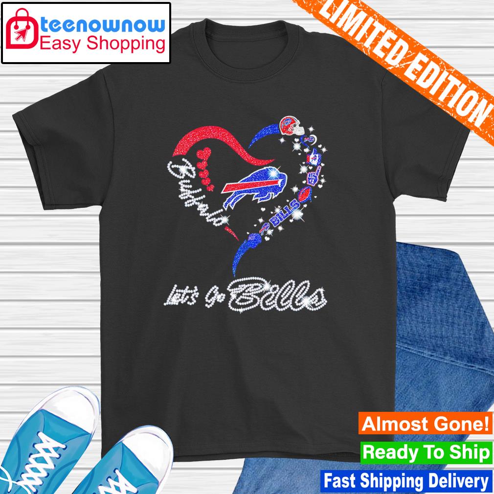 Premium let's go Buffalo Bills love heart shirt, hoodie, sweater