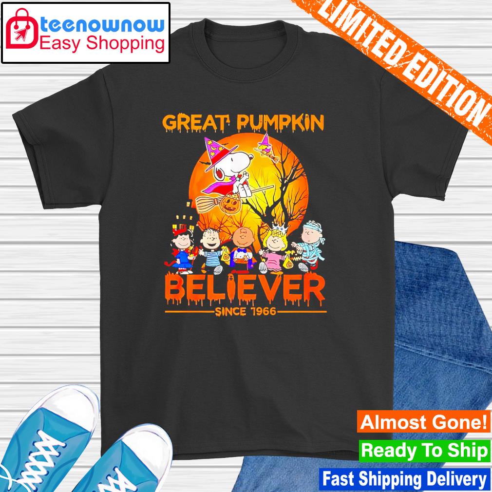 Snoopy Great Pumpkin Believer Since 1966 shirt