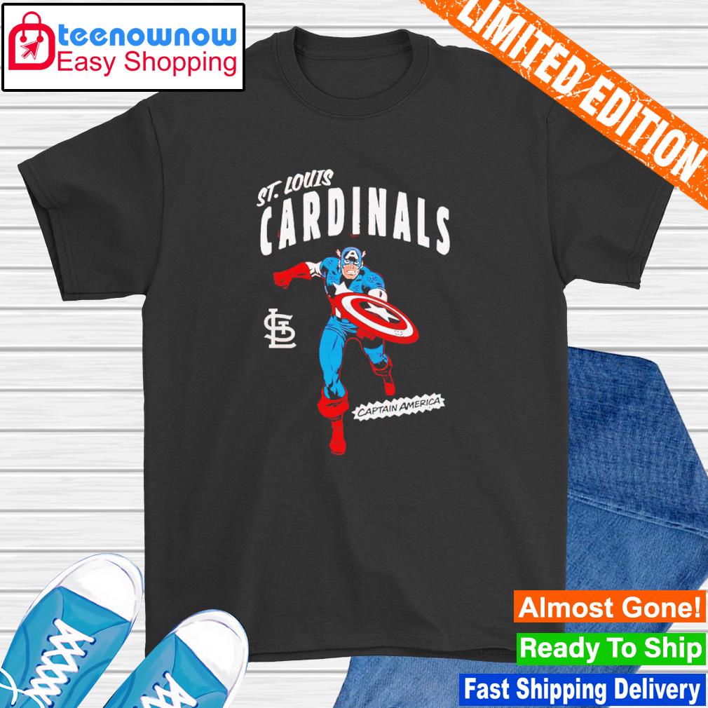 St. Louis Cardinals Team Captain America Marvel shirt, hoodie, sweater,  long sleeve and tank top