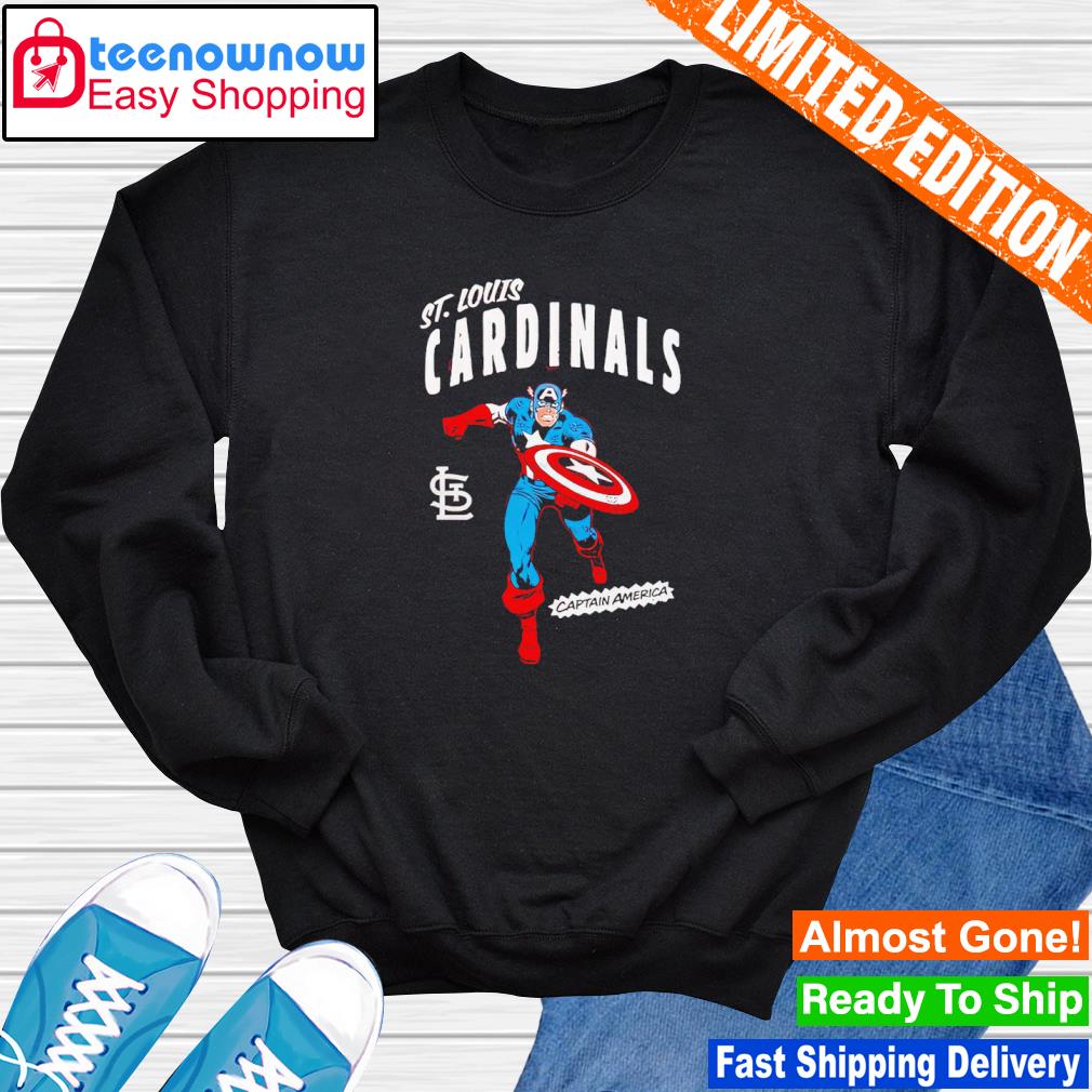 St. Louis Cardinals Team Captain America Marvel shirt, hoodie, sweater,  long sleeve and tank top