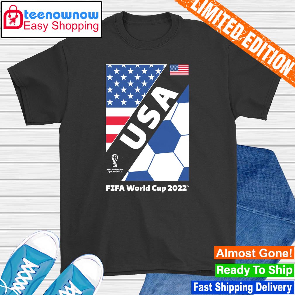 US Soccer FIFA World Cup Qatar 2022 Futbol Nation shirt