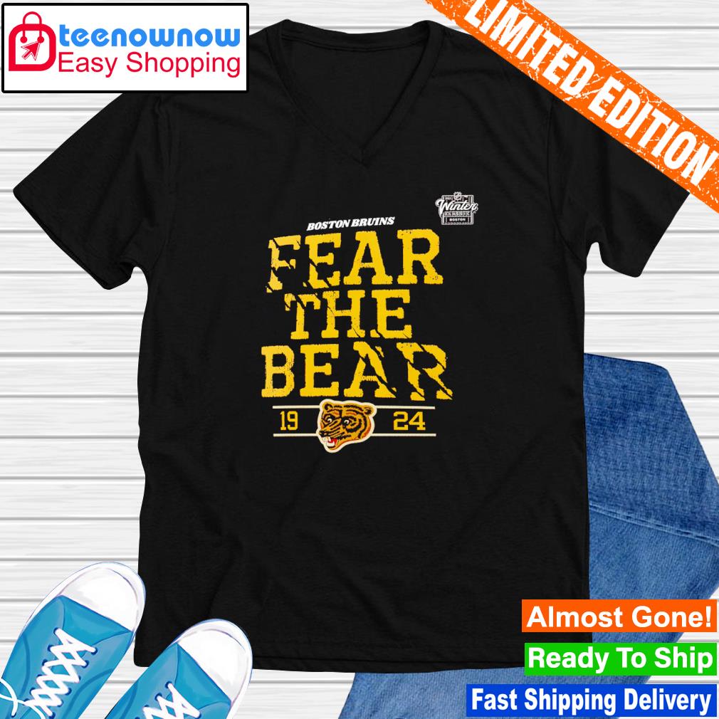 Boston Bruins Fear The Bear 2023 Nhl Winter Classic Shirt