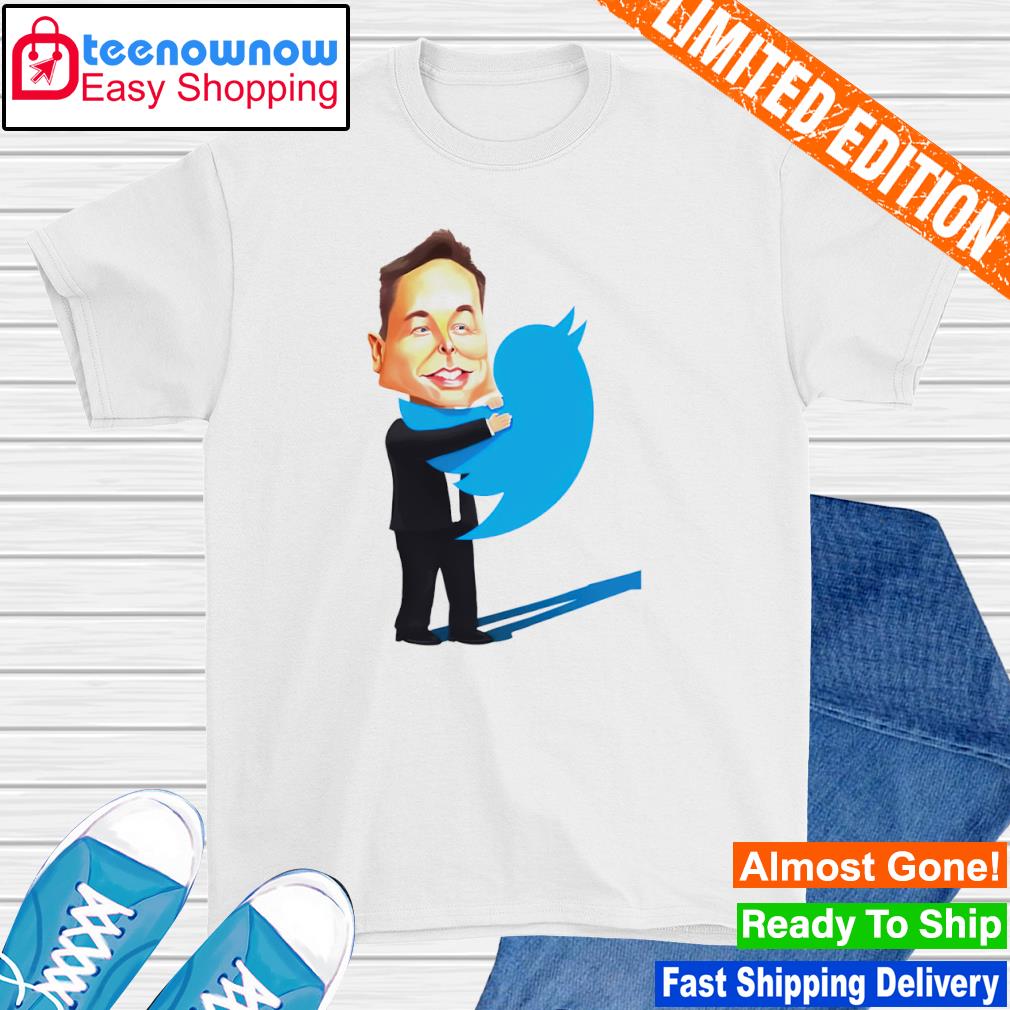 Elon Musk hug Twitter Twimask shirt