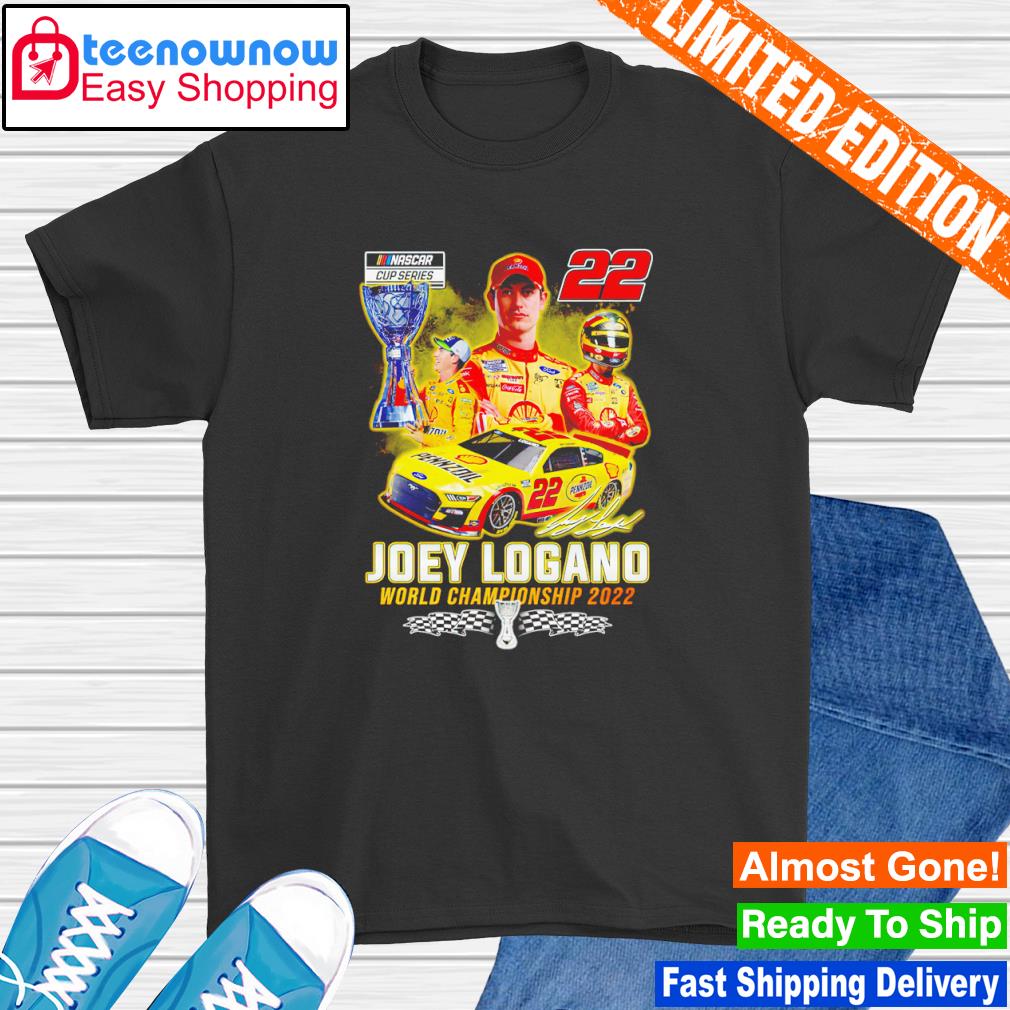 Joey Logano 2022 World Championship signature shirt
