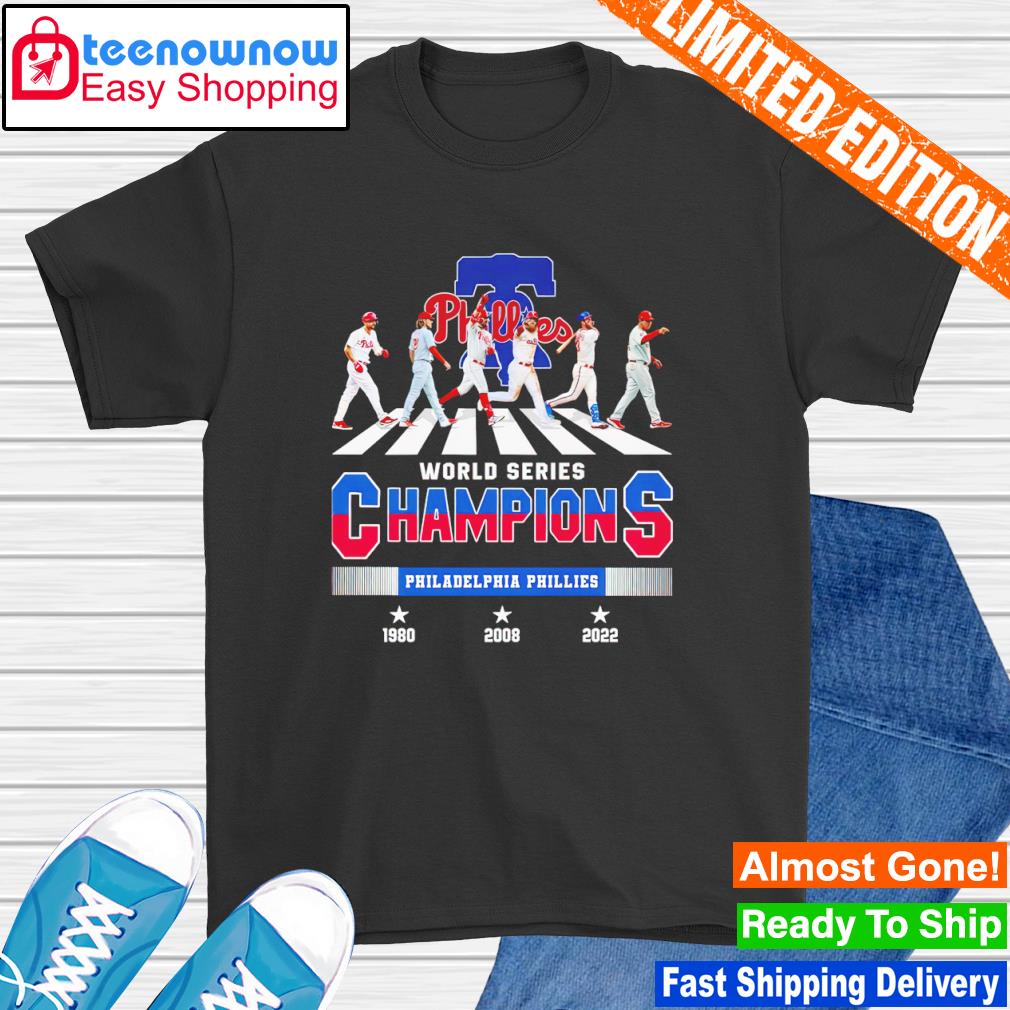 Philadelphia Phillies abbey road World Series Champions shirt
