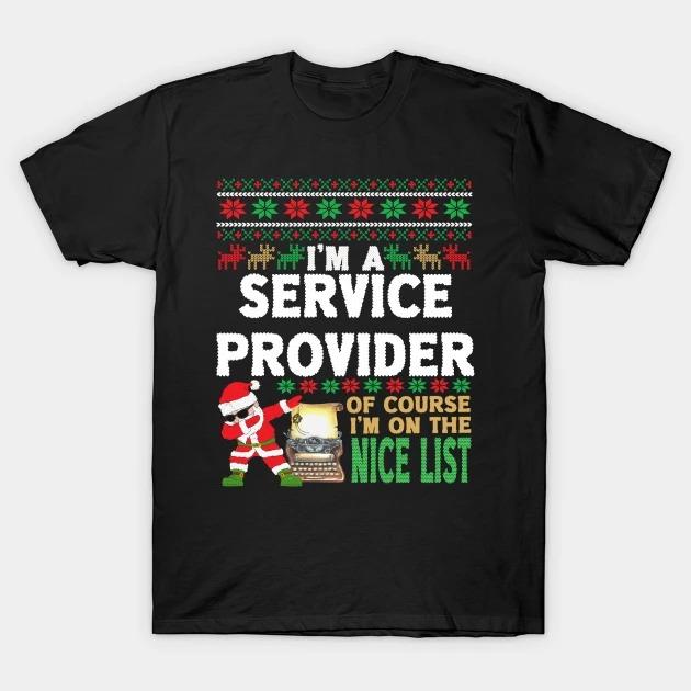Service Provider Shirt - Ugly Christmas Service Provider Gift T-Shirt
