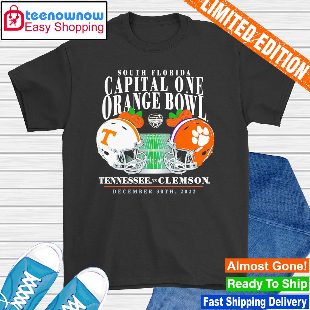 Clemson Tigers vs. Tennessee Volunteers 2022 Orange Bowl Matchup Old School shirt