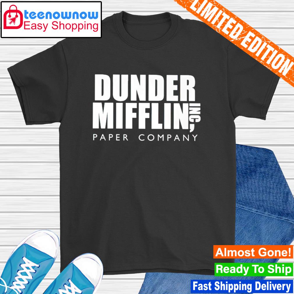 Dunder Mifflin INC paper company shirt