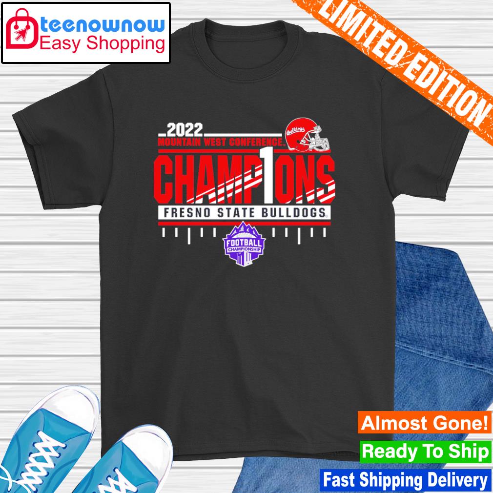 Fresno State Bulldogs 2022 Mountain West Football Conference Champions shirt