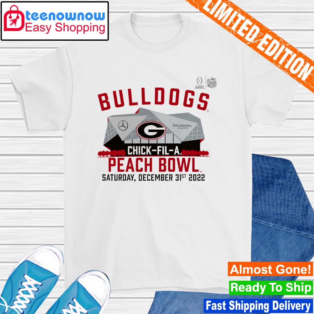 Georgia Bulldogs College Football Playoff 2022 Peach Bowl Gameday Stadium shirt