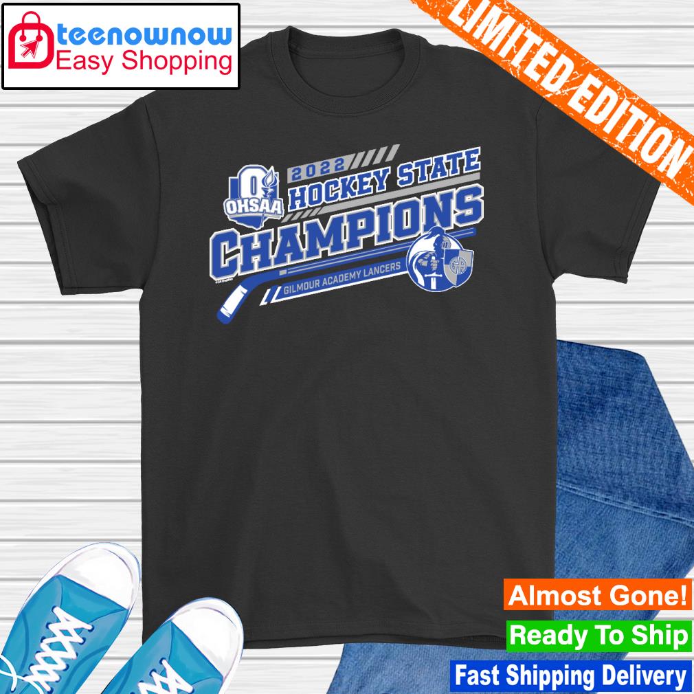 Gilmour Academy Lancers 2022 Hockey State Champions shirt