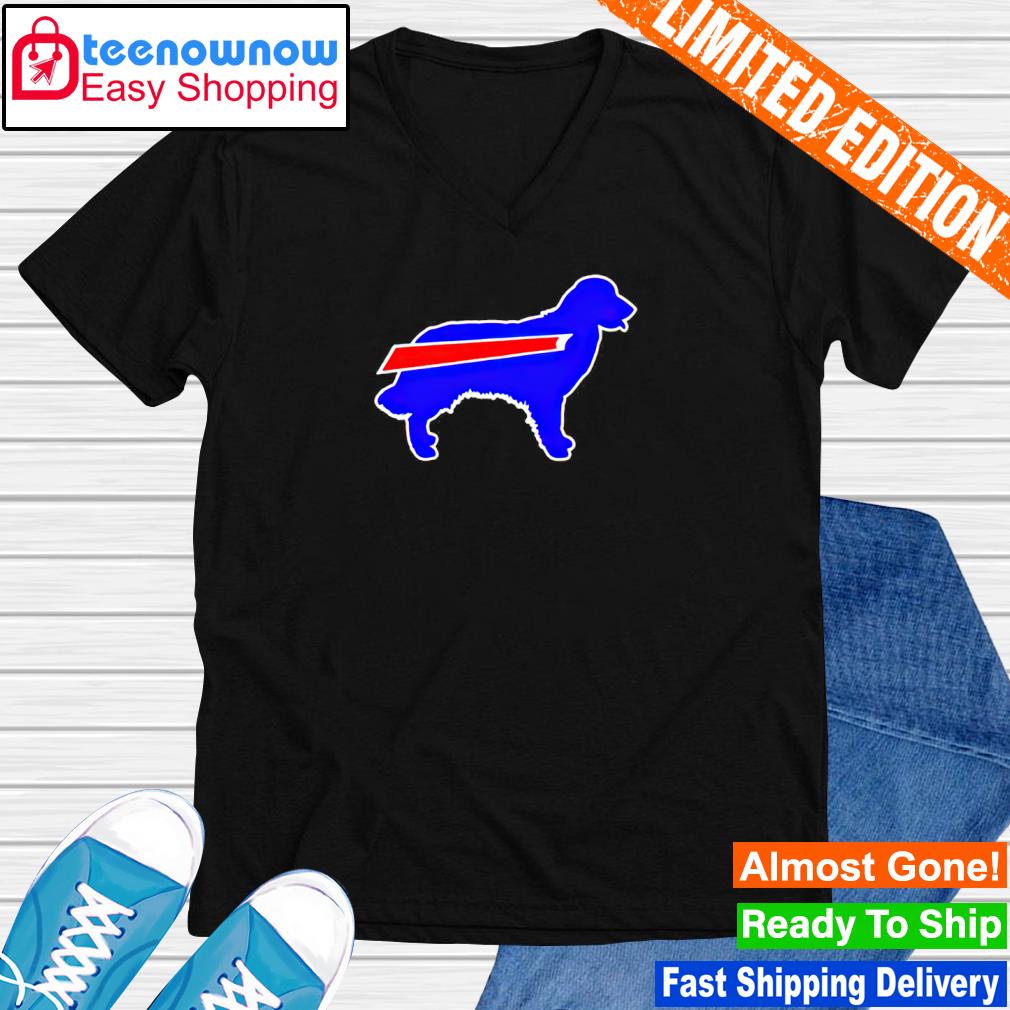 Golden Retriever Buffalo Stripe Buffalo Bills Shirt - Kingteeshop