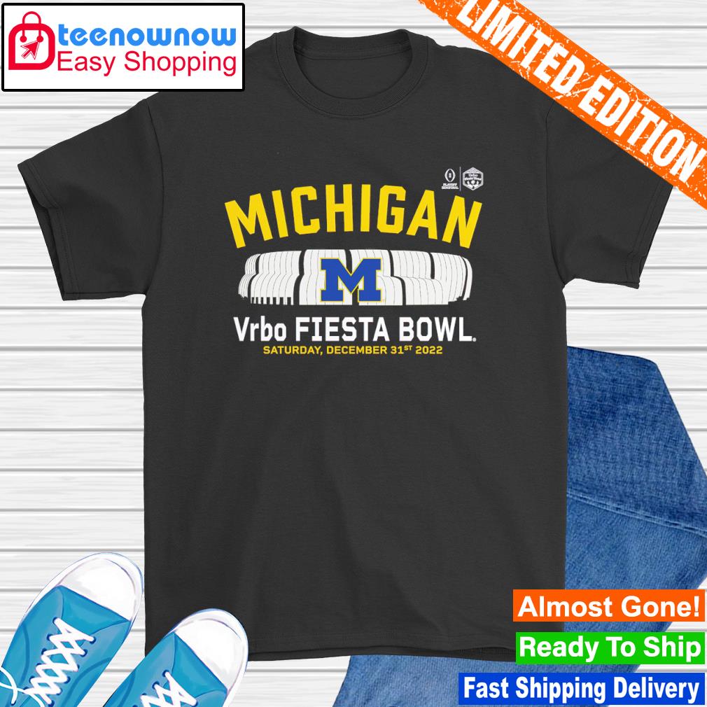 Michigan Wolverines College Football Playoff 2022 Fiesta Bowl Gameday Stadium shirt