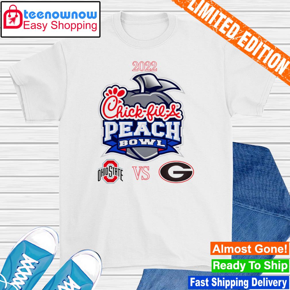 Ohio State Buckeyes vs Georgia Bulldogs 2022 Chick-Fil-A Peach Bowl shirt