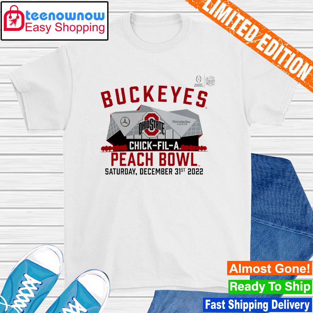 Ohio State Buckeyes College Football Playoff 2022 Peach Bowl Gameday Stadium shirt