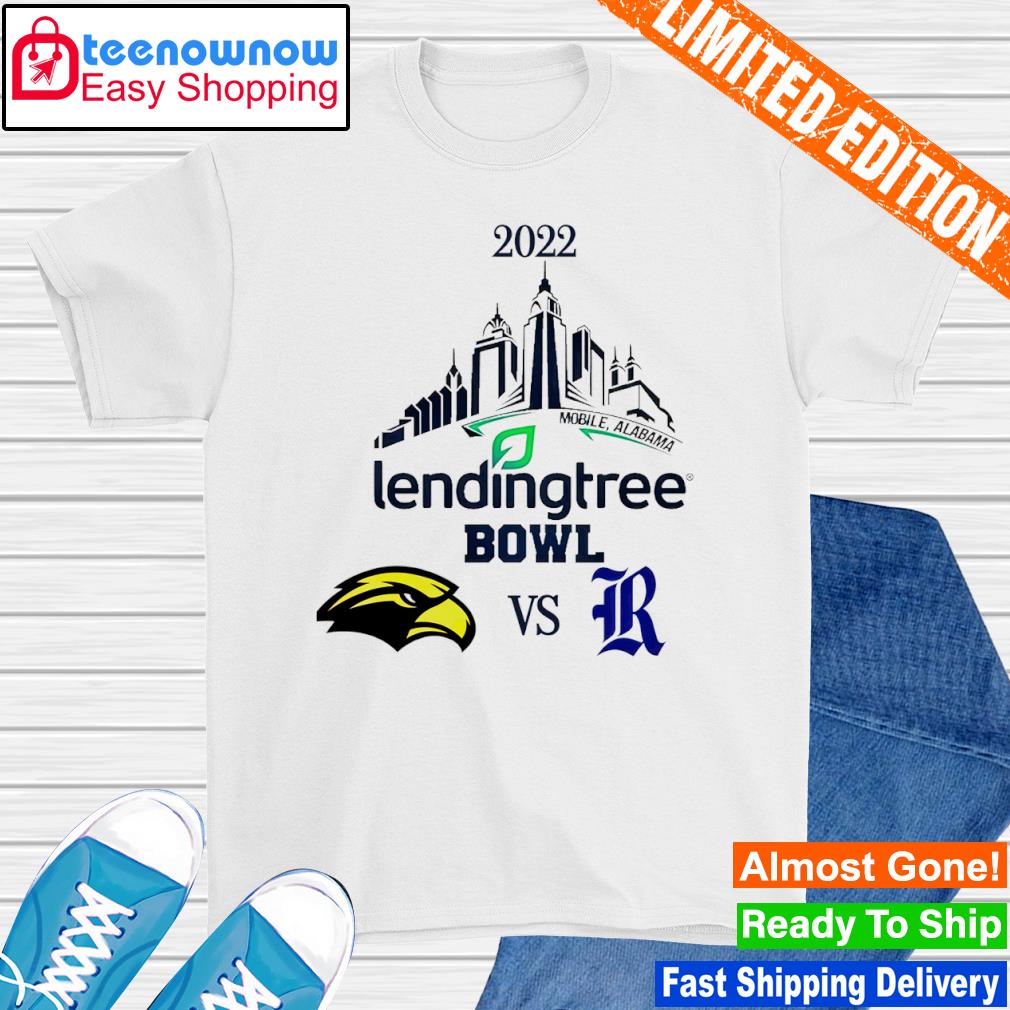 Rice Owls vs Southern Mississippi Golden Eagles 2022 Lending Tree Bowl shirt