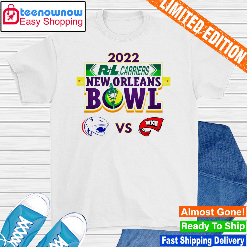 South Alabama vs Western Kentucky 2022 R+L Carriers shirt