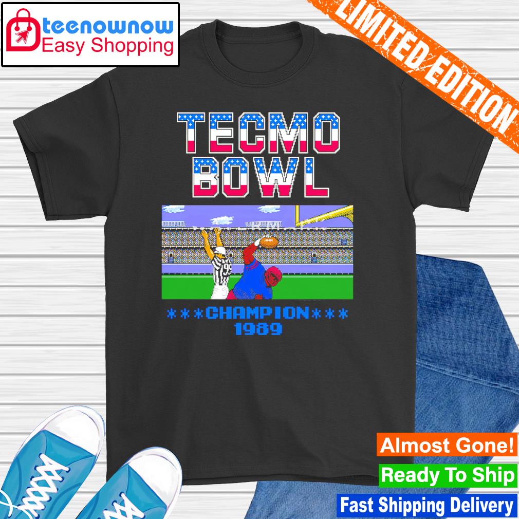 Tecmo Bowl Champion 1989 shirt