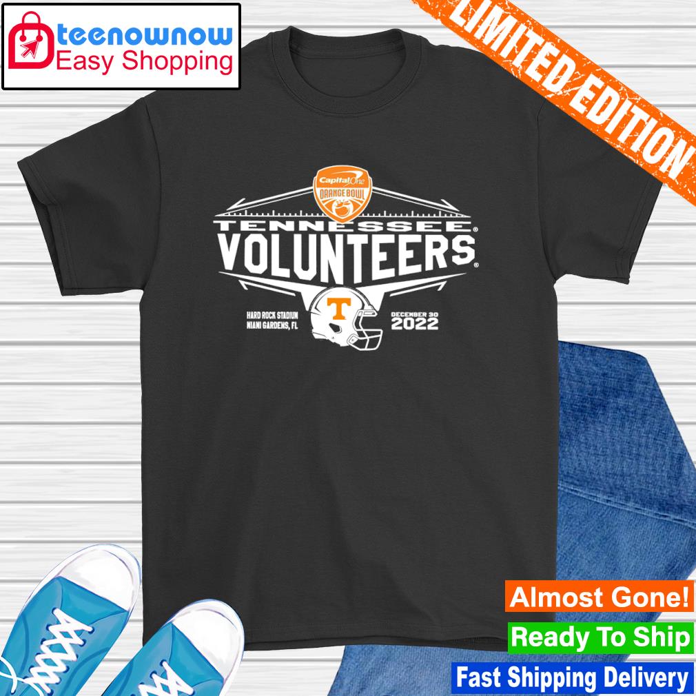 Tennessee Volunteers 2022 Capital One Orange Bowl Hard Rock Stadium shirt