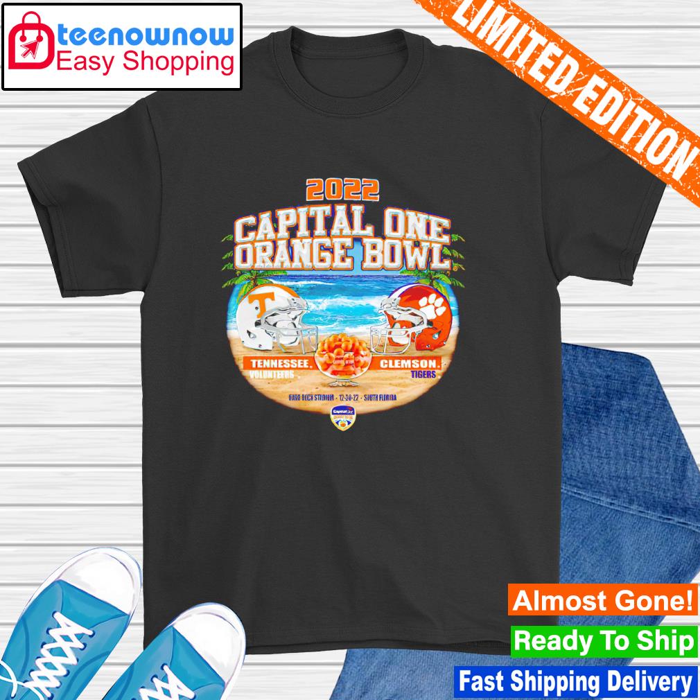 Tennessee Volunteers vs Clemson Tigers Clemson 2022 Capital One Orange Bowl Hard Rock Stadium shirt