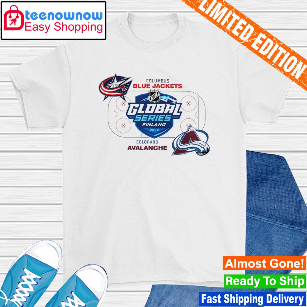 Colorado Avalanche vs Columbus Blue Jackets Tee Nhl Global Series shirt