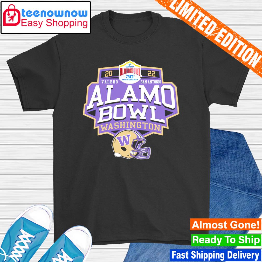 Washington Huskies football 2022 Valero Alamo Bowl shirt