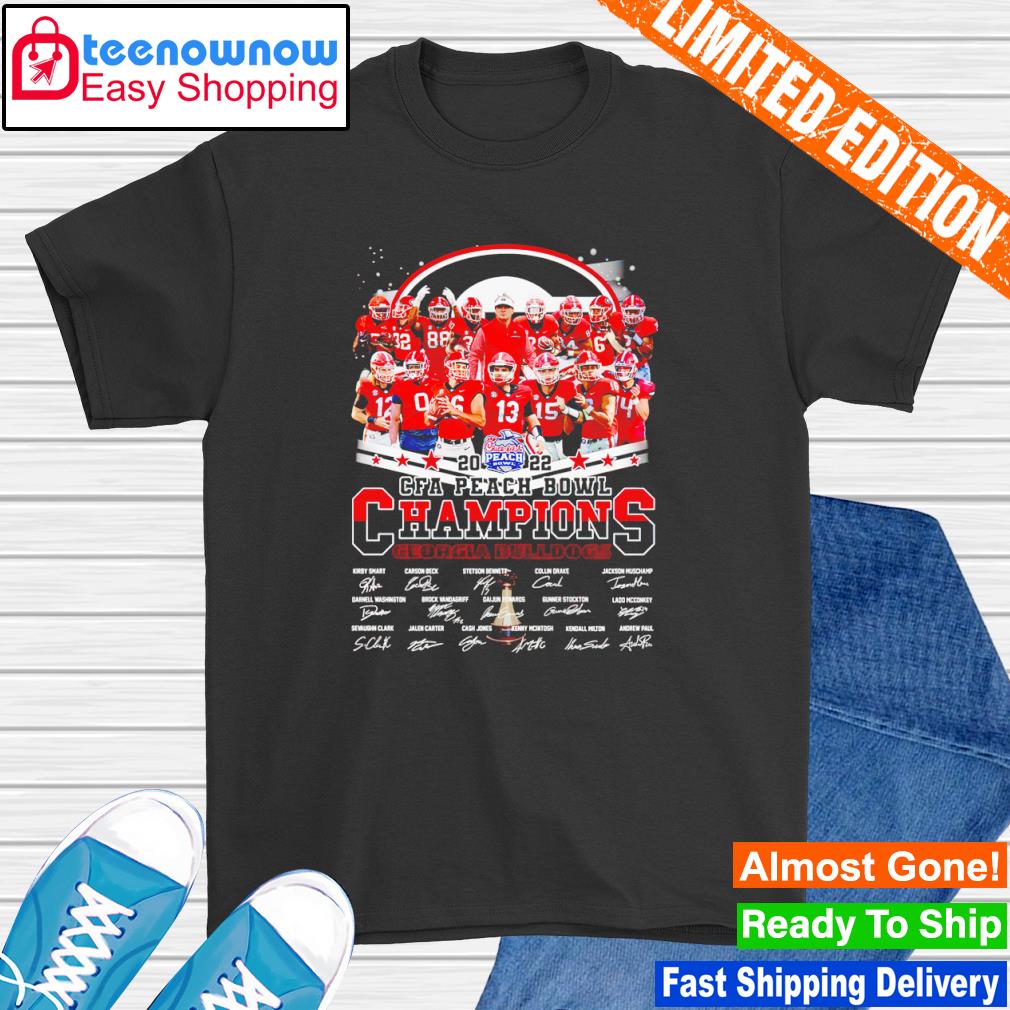 Champion Darnell Washington Stetson Bennett And Brock Bowers Georgia  Bulldogs Signatures Shirt, hoodie, sweater, long sleeve and tank top