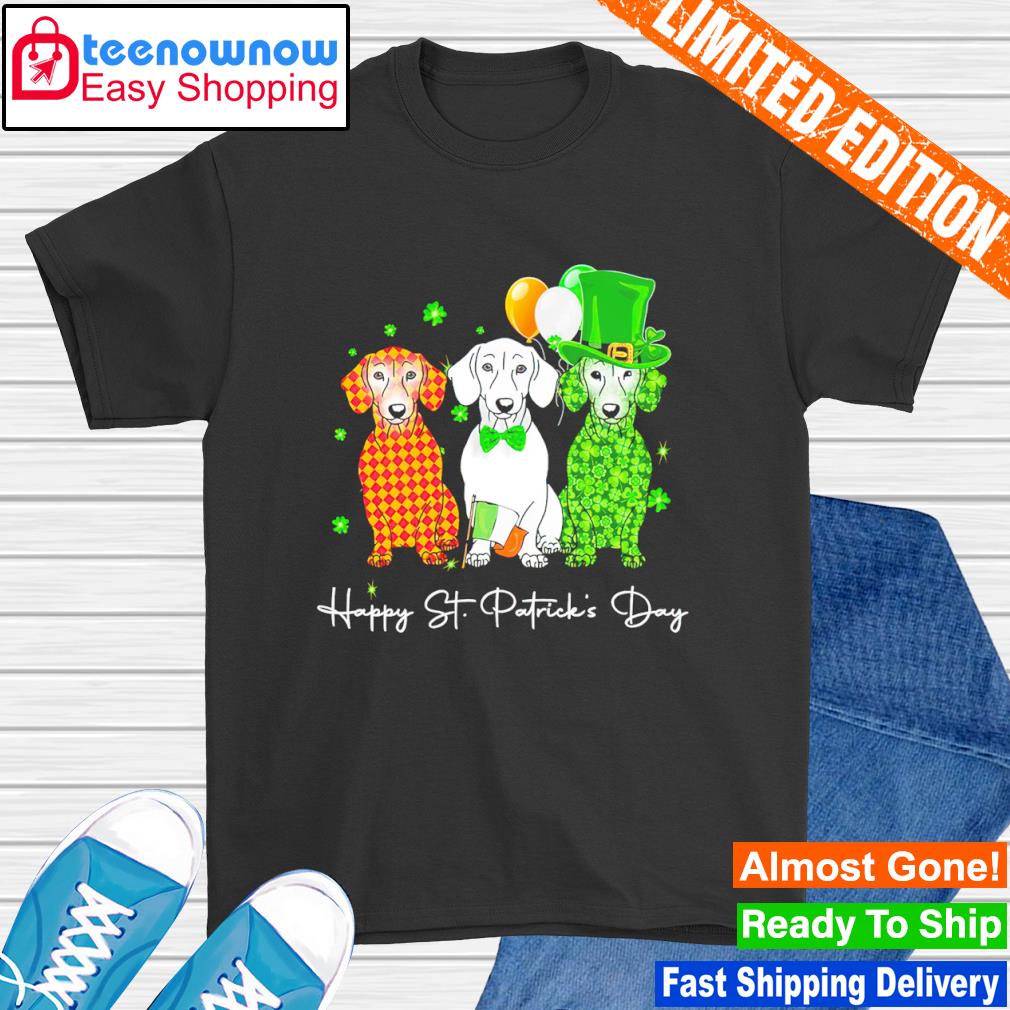 Dachshund 2023 Happy St. Patrick's day shirt