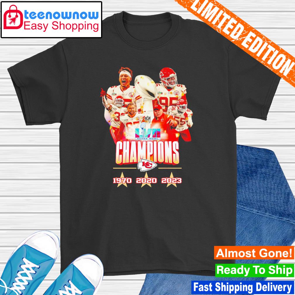 Kansas City Chiefs Super Bowl 1970 2020 2023 shirt