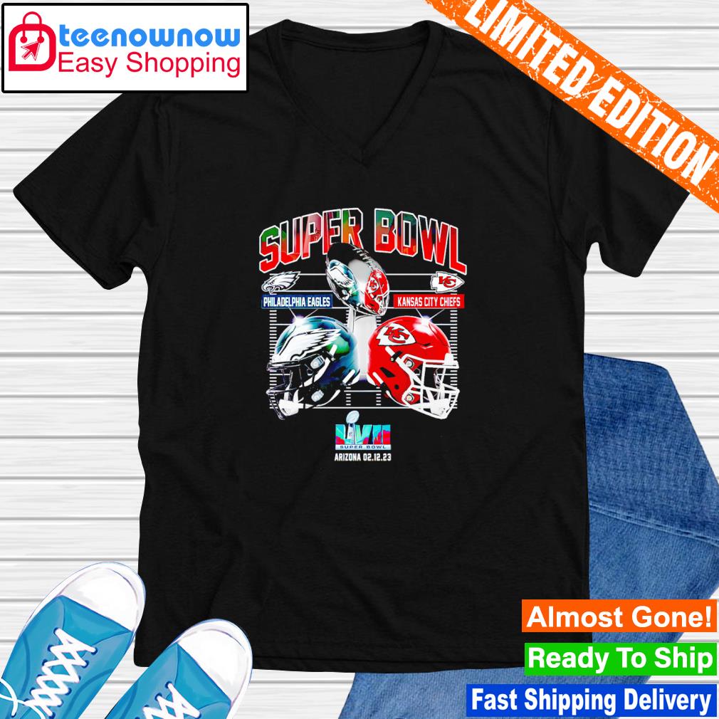 FREE shipping Super Bowl 2023 LVII Kansas City Chiefs Vs Philadelphia Eagles  shirt, Unisex tee, hoodie, sweater, v-neck and tank top