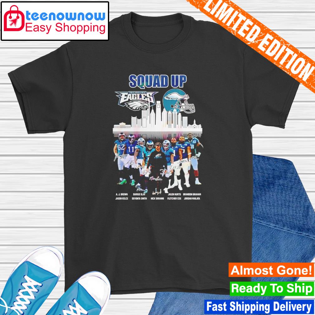 Squad Up Philadelphia Eagles Signatures shirt