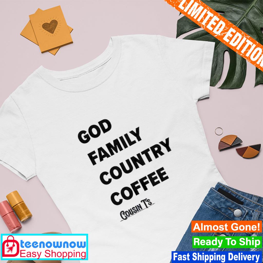 God family country coffee pancakes shirt