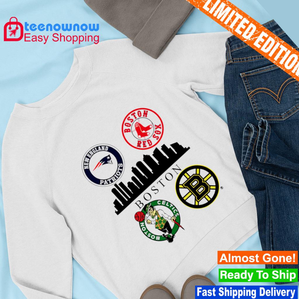 Official New england Patriots Boston red sox Boston celtics and Boston  Bruins Massachusetts 2023 T-shirt, hoodie, tank top, sweater and long  sleeve t-shirt