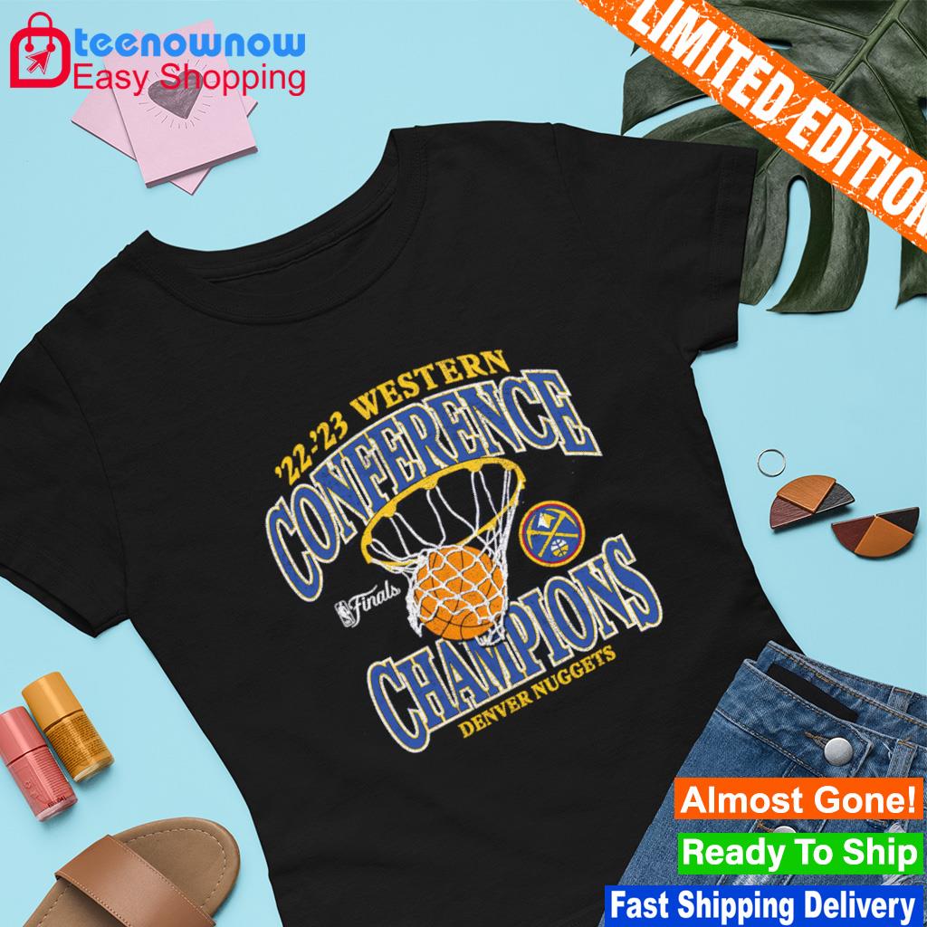 Denver Nuggets 2023 Western Conference Champions Pass Hoops shirt