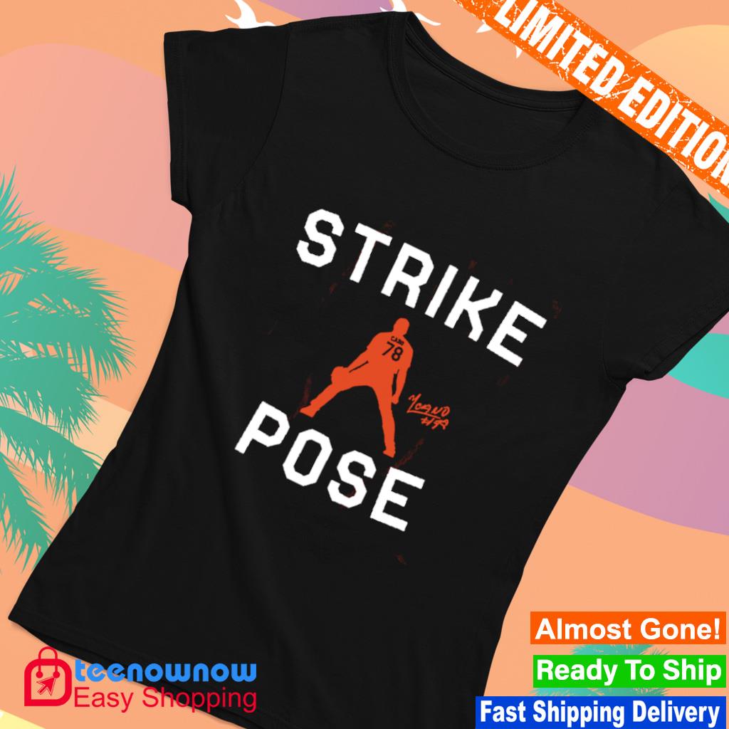 Funny yennier Cano strike the pose Baltimore Orioles signature