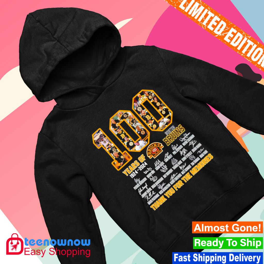 Boston Bruins Champions Bourque Esposito Orr Thank You For The Memories  Signatures Shirt, hoodie, sweater, long sleeve and tank top