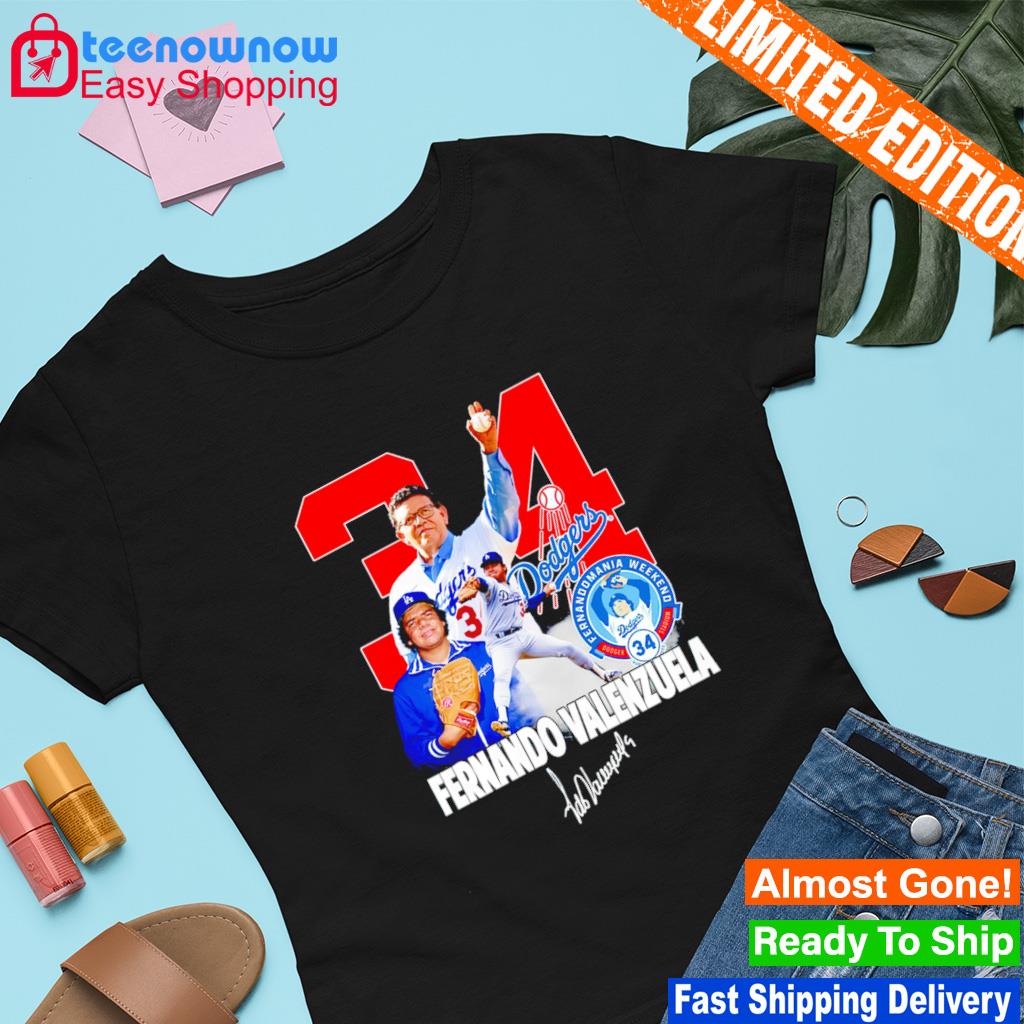 Fernando Valenzuela August 12, 2023 Los Angeles Dodgers Thank You For The  Memories Signature T-shirt,Sweater, Hoodie, And Long Sleeved, Ladies, Tank  Top