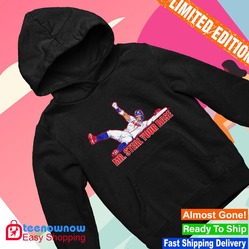 Ronald Acuña Jr. Atlanta Braves Mr. steal your base shirt, hoodie, sweater,  long sleeve and tank top