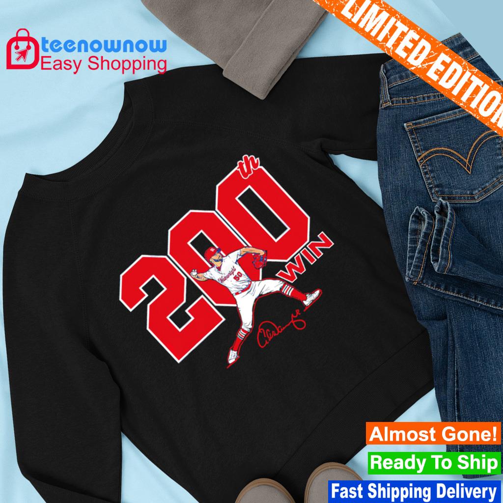 Adam Wainwright 200th St. Louis Baseball signature shirt, hoodie