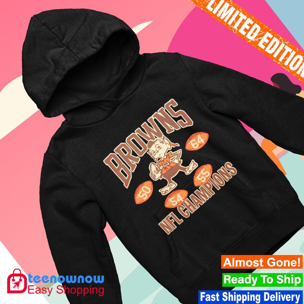 Funny cleveland Browns 4 Time NFL Champions shirt, hoodie, sweater