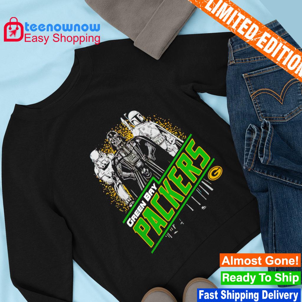 Green Bay Packers Junk Food Empire Star Wars shirt, hoodie, sweater, long  sleeve and tank top