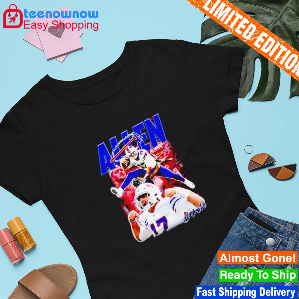 Josh Allen Oh My Football 90s Vintage Style Shirt Tee - Jolly Family Gifts