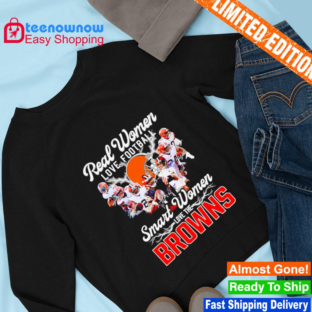 Real Women Love Football Smart Women Love The CIncinnati Bengals Players  Signatures shirt, hoodie, sweater, long sleeve and tank top