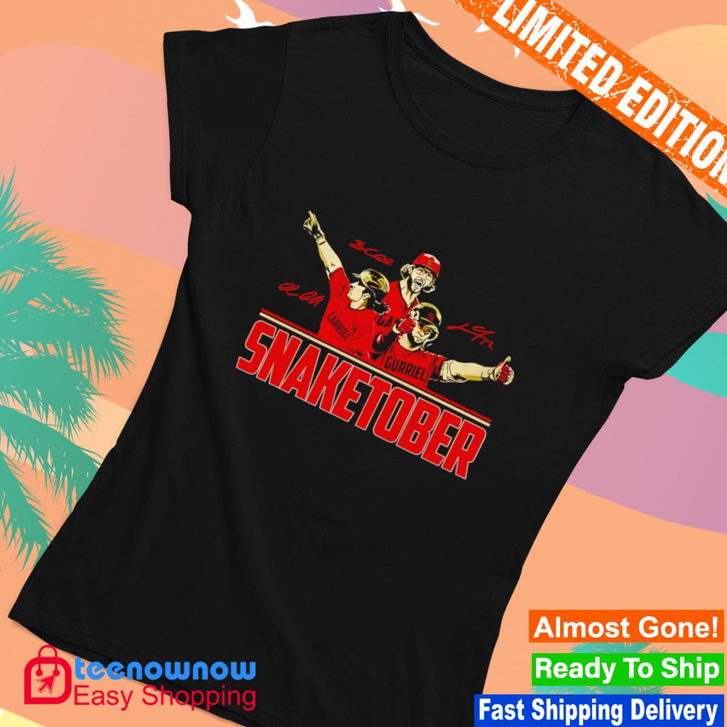 Corbin Caroll Lourdes Gurriel Jr And Zac Gallen Snaketober Shirt - Shibtee  Clothing